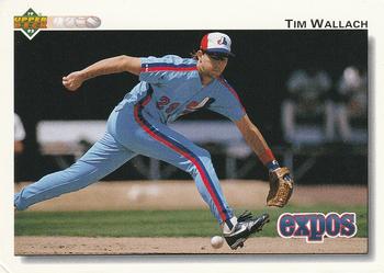 #228 Tim Wallach - Montreal Expos - 1992 Upper Deck Baseball