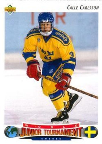 #228 Calle Carlsson - Sweden - 1992-93 Upper Deck Hockey