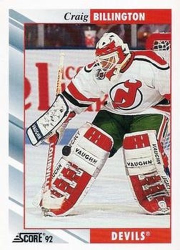 #228 Craig Billington - New Jersey Devils - 1992-93 Score USA Hockey