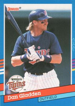 #228 Dan Gladden - Minnesota Twins - 1991 Donruss Baseball