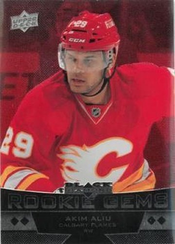#228 Akim Aliu - Calgary Flames - 2012-13 Upper Deck Black Diamond Hockey