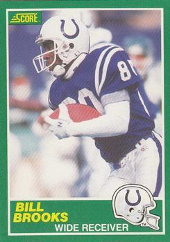 #228 Bill Brooks - Indianapolis Colts - 1989 Score Football