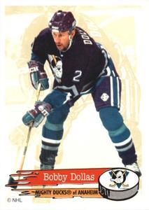 #228 Bobby Dollas - Anaheim Mighty Ducks - 1995-96 Panini Hockey Stickers
