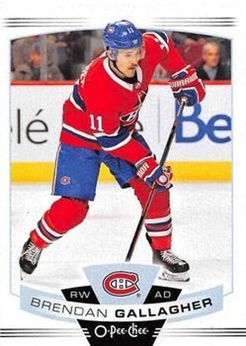 #228 Brendan Gallagher - Montreal Canadiens - 2019-20 O-Pee-Chee Hockey