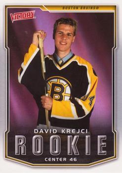#228 David Krejci - Boston Bruins - 2007-08 Upper Deck Victory Hockey