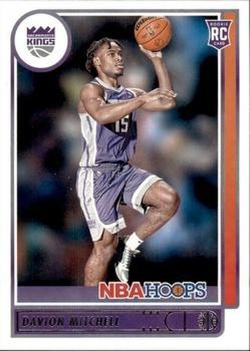 #228 Davion Mitchell - Sacramento Kings - 2021-22 Hoops Basketball