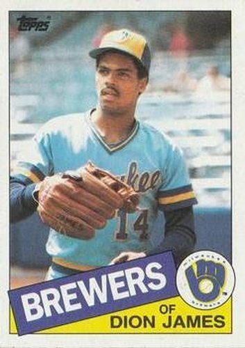 #228 Dion James - Milwaukee Brewers - 1985 Topps Baseball