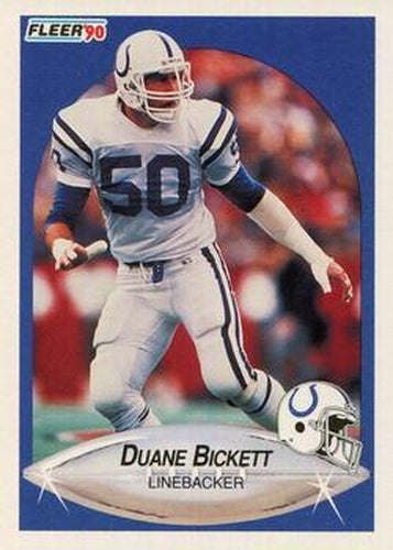 #228 Duane Bickett - Indianapolis Colts - 1990 Fleer Football