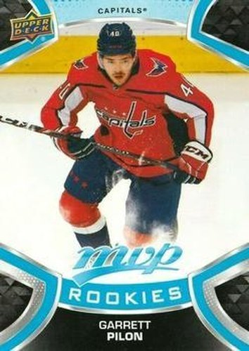 #228 Garrett Pilon - Washington Capitals - 2021-22 Upper Deck MVP Hockey