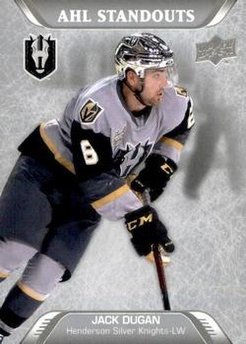 #228 Jack Dugan - Henderson Silver Knights - 2020-21 Upper Deck AHL Hockey