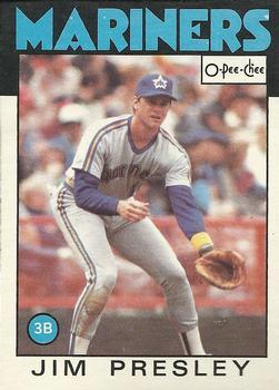 #228 Jim Presley - Seattle Mariners - 1986 O-Pee-Chee Baseball