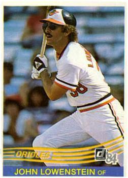 #228 John Lowenstein - Baltimore Orioles - 1984 Donruss Baseball