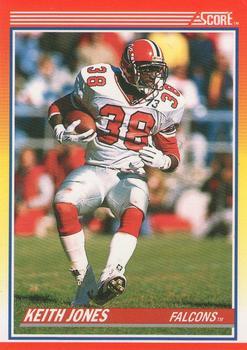 #228 Keith Jones - Atlanta Falcons - 1990 Score Football