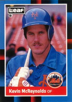 #228 Kevin McReynolds - New York Mets - 1988 Leaf Baseball