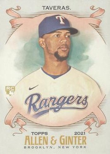 #228 Leody Taveras - Texas Rangers - 2021 Topps Allen & Ginter Baseball