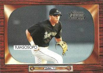 #228 Matt Tuiasosopo - Seattle Mariners - 2004 Bowman Heritage Baseball