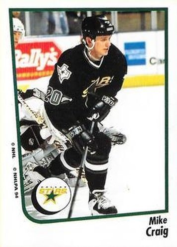 #228 Mike Craig - Dallas Stars - 1994-95 Panini Hockey Stickers