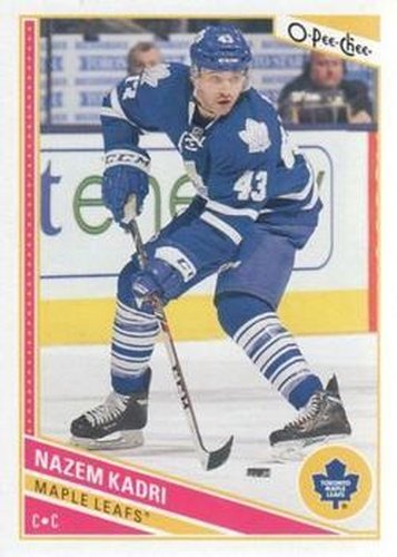 #228 Nazem Kadri - Toronto Maple Leafs - 2013-14 O-Pee-Chee Hockey