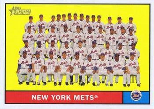 #228 New York Mets - New York Mets - 2010 Topps Heritage Baseball