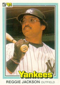 #228 Reggie Jackson - New York Yankees - 1981 Donruss Baseball