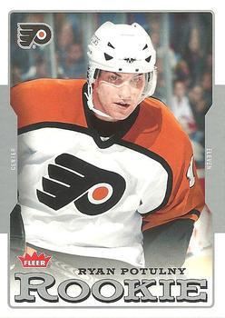 #228 Ryan Potulny - Philadelphia Flyers - 2006-07 Fleer Hockey