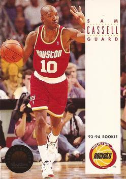 #228 Sam Cassell - Houston Rockets - 1993-94 SkyBox Premium Basketball