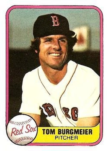 #228 Tom Burgmeier - Boston Red Sox - 1981 Fleer Baseball