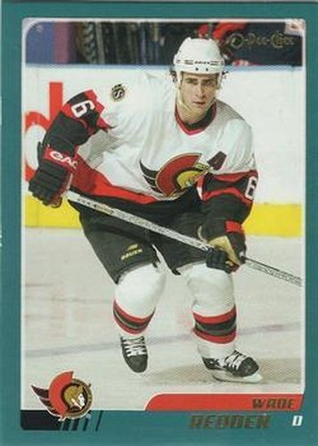 #228 Wade Redden - Ottawa Senators - 2003-04 O-Pee-Chee Hockey