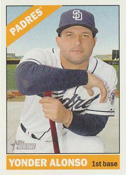 #228 Yonder Alonso - San Diego Padres - 2015 Topps Heritage Baseball