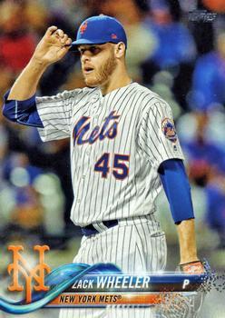 #228 Zack Wheeler - New York Mets - 2018 Topps Baseball