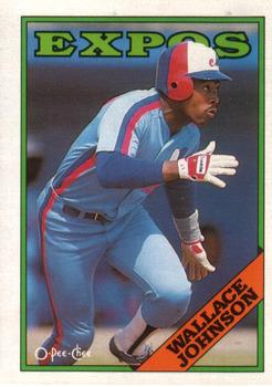#228 Wallace Johnson - Montreal Expos - 1988 O-Pee-Chee Baseball
