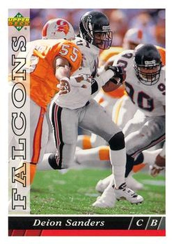 #228 Deion Sanders - Atlanta Falcons - 1993 Upper Deck Football