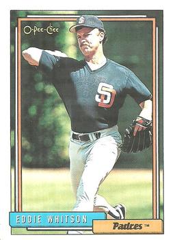 #228 Ed Whitson - San Diego Padres - 1992 O-Pee-Chee Baseball