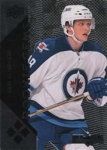 #228 Carl Klingberg - Winnipeg Jets - 2011-12 Upper Deck Black Diamond Hockey