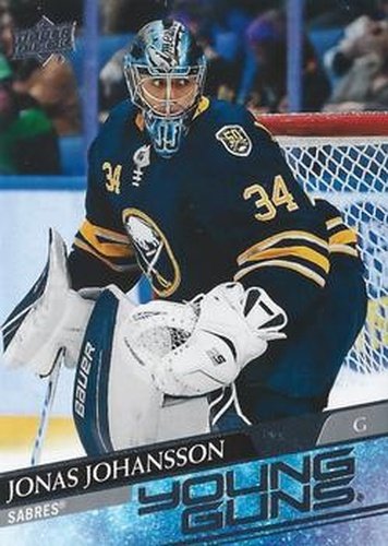 #228 Jonas Johansson - Buffalo Sabres - 2020-21 Upper Deck Hockey