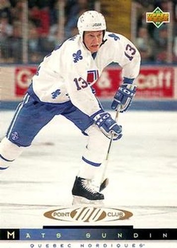 #228 Mats Sundin - Quebec Nordiques - 1993-94 Upper Deck Hockey