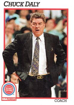 #228 Chuck Daly - Detroit Pistons - 1991-92 Hoops Basketball