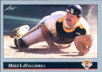 #228 Mike LaValliere - Pittsburgh Pirates - 1992 Leaf Baseball