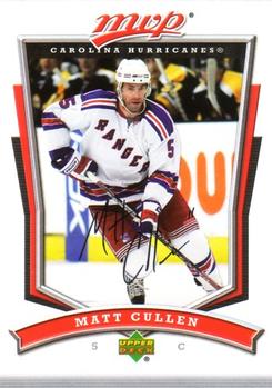 #228 Matt Cullen - Carolina Hurricanes - 2007-08 Upper Deck MVP Hockey