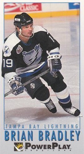 #228 Brian Bradley - Tampa Bay Lightning - 1993-94 Fleer PowerPlay Hockey