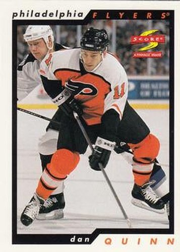 #228 Dan Quinn - Philadelphia Flyers - 1996-97 Score Hockey