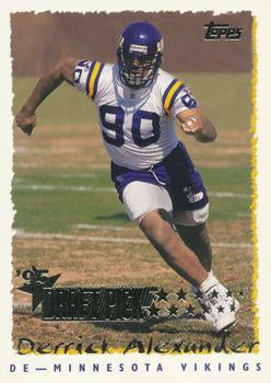 #228 Derrick Alexander - Minnesota Vikings - 1995 Topps Football