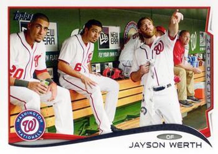 #228a Jayson Werth - Washington Nationals - 2014 Topps Baseball