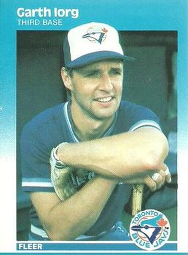 #229 Garth Iorg - Toronto Blue Jays - 1987 Fleer Baseball