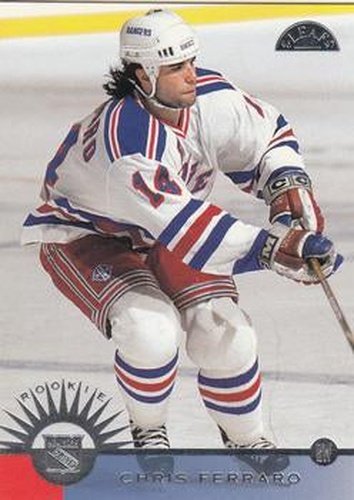 #229 Chris Ferraro - New York Rangers - 1996-97 Leaf Hockey