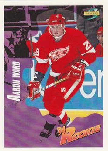 #229 Aaron Ward - Detroit Red Wings - 1994-95 Score Hockey