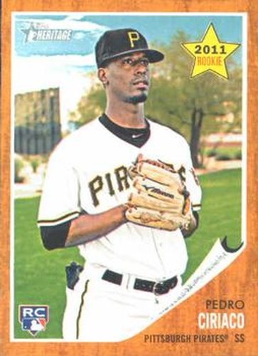 #229 Pedro Ciriaco - Pittsburgh Pirates - 2011 Topps Heritage Baseball