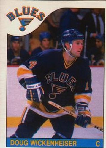 #229 Doug Wickenheiser - St. Louis Blues - 1985-86 O-Pee-Chee Hockey