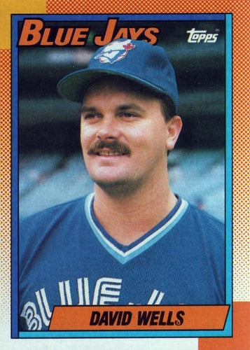 #229 David Wells - Toronto Blue Jays - 1990 Topps Baseball