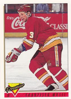 #229 Frank Musil - Calgary Flames - 1993-94 Topps Premier Hockey